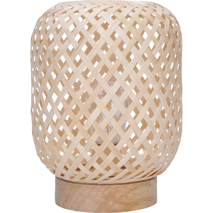 LED Dekoracyjna Lampa stołowa BOHO LED/2xAAA rattan