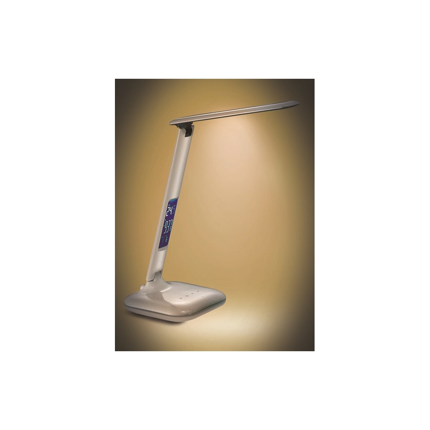 LED Lampa stołowa ściemnialna z wyświetlaczem LED/6W/230V