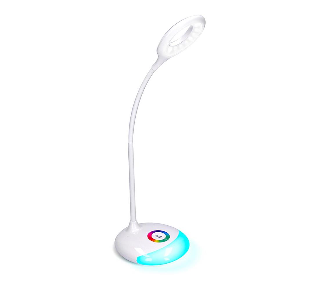 WO44 - LED RGB Ściemnialna ładowana lampa stołowa LED/5W/5V