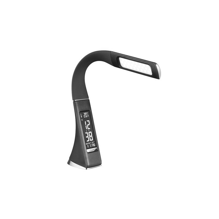 LED Lampa stołowa ściemnialna z wyświetlaczem LED/6W/230V czarny