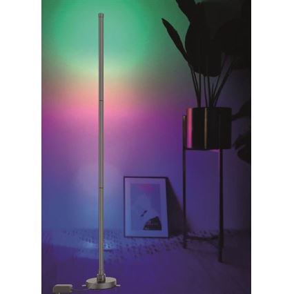 LED RGB ściemnialna lampa stojąca RAINBOW LED/18W/230V Wi-Fi Tuya + pilot