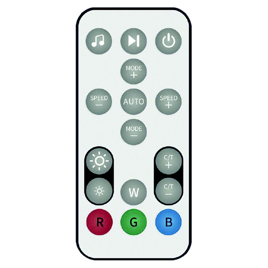 LED RGB ściemnialna lampa stojąca RAINBOW LED/18W/230V Wi-Fi Tuya + pilot