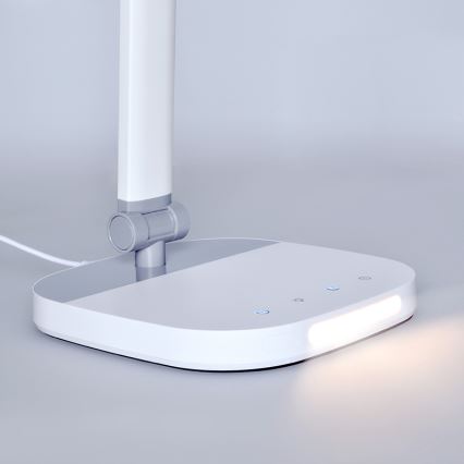 LED Ściemnialna dotykowa lampa stołowa z noc oświetlenie LED/10W/5V 3000/4000/5000K biała