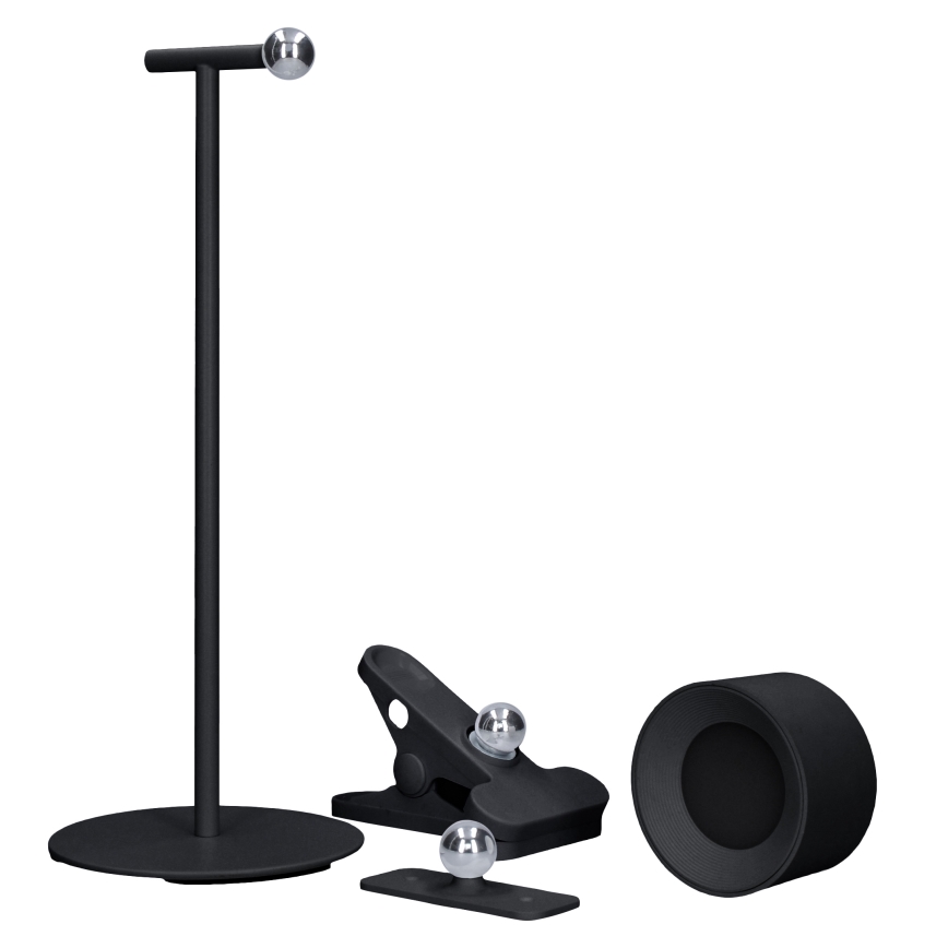 LED ściemnialna dotykowa lampa ładowalna 3w1 LED/4W/2000 mAh 3000/4000/6500K czarna