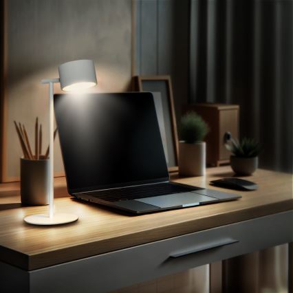 LED Dotykowa lampka 3w1 z funkcją ściemniania, ładowarka LED/4W/2000 mAh 3000/4000/6500K biała