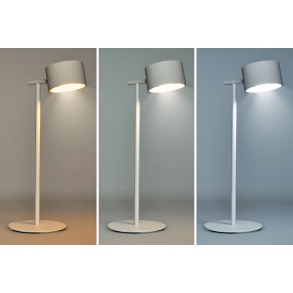 LED Dotykowa lampka 3w1 z funkcją ściemniania, ładowarka LED/4W/2000 mAh 3000/4000/6500K biała