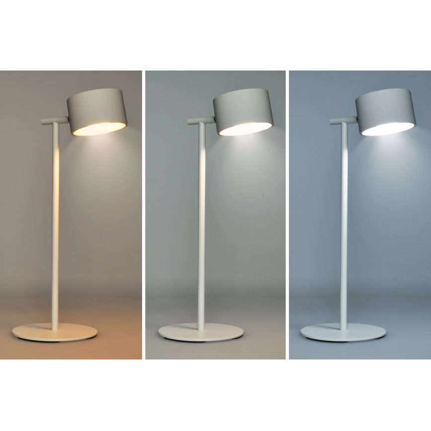 LED Dotykowa lampka 3w1 z funkcją ściemniania, ładowarka LED/4W/2000 mAh 3000/4000/6500K biała