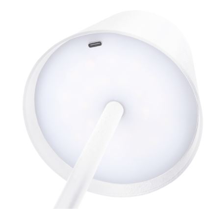 Ładowalna dotykowa lampka stołowa LUCCA z regulacją jasności LED/3,7V 3000/4000/6500K 2000 mAh biała