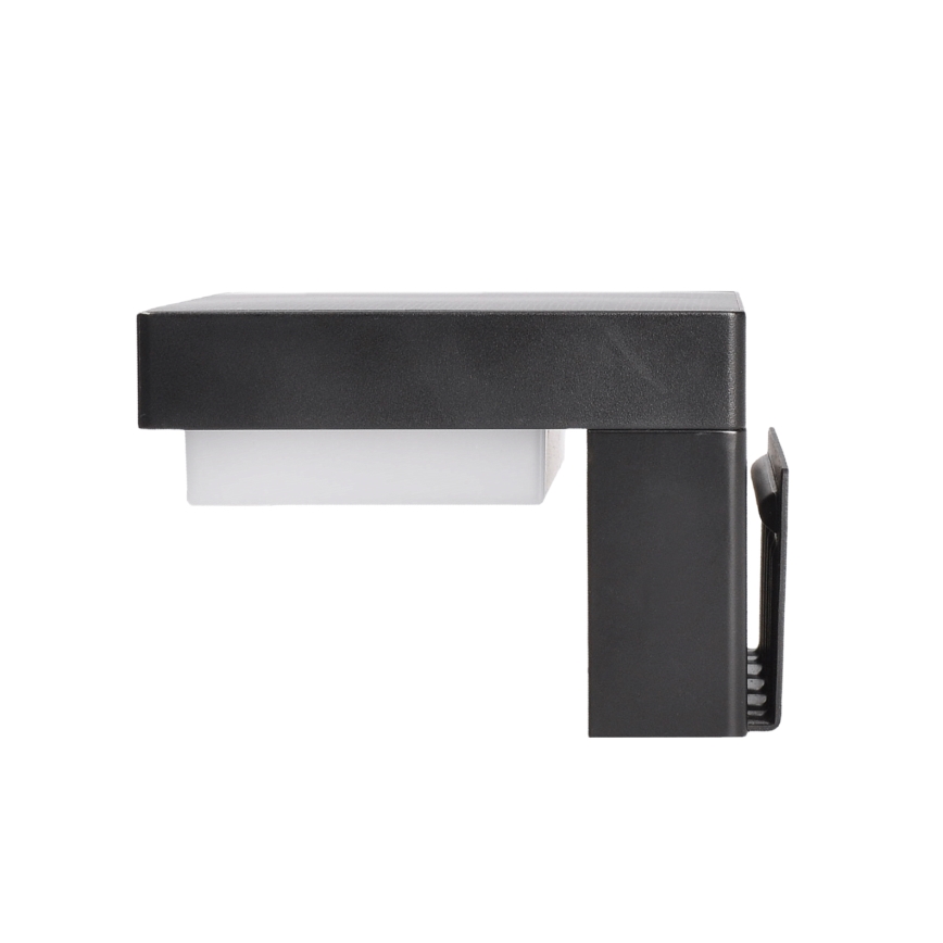 LED Kinkiet solarny z czujnikiem ruchu i zmierzchu PALERMO LED/5W/2000 mAh IP54 czarny