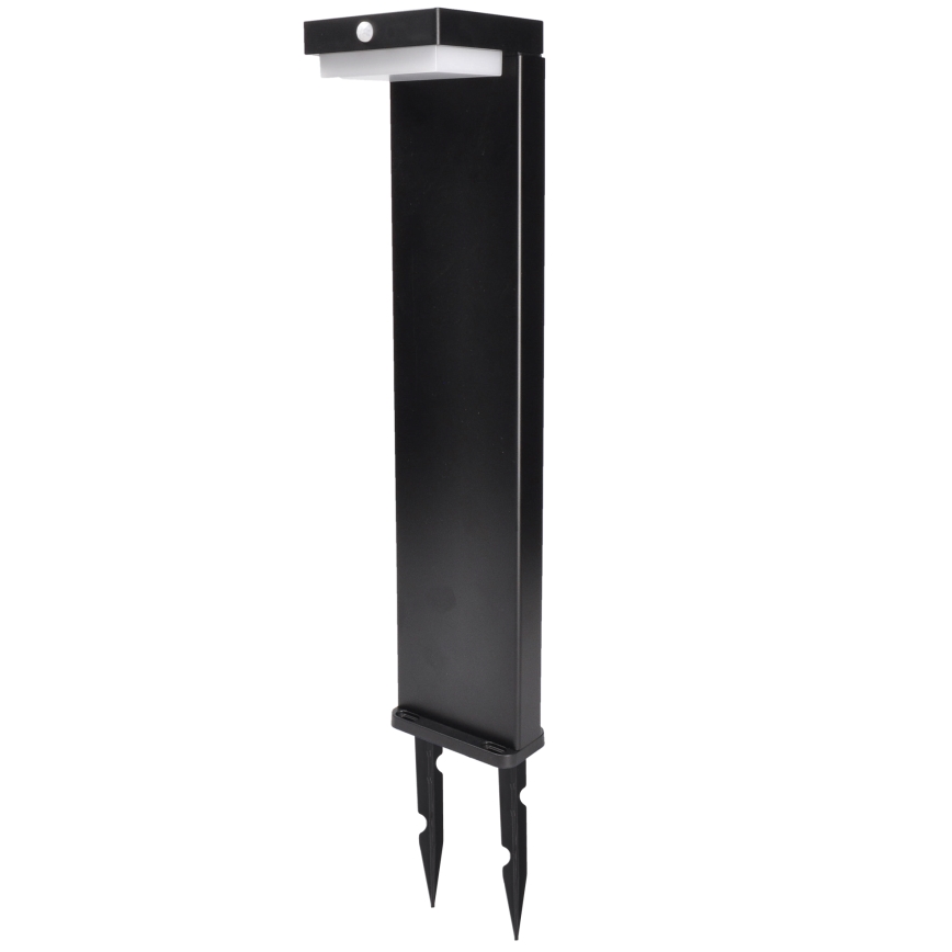 LED Lampa solarna z czujnikiem ruchu i zmierzchu PALERMO LED/5W/2000 mAh IP54 czarny