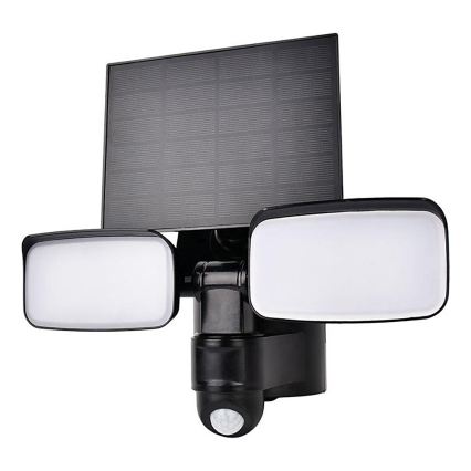 Solarny reflektor LED z czujnikiem LED/9W/3,7V 3600 mAh IP54