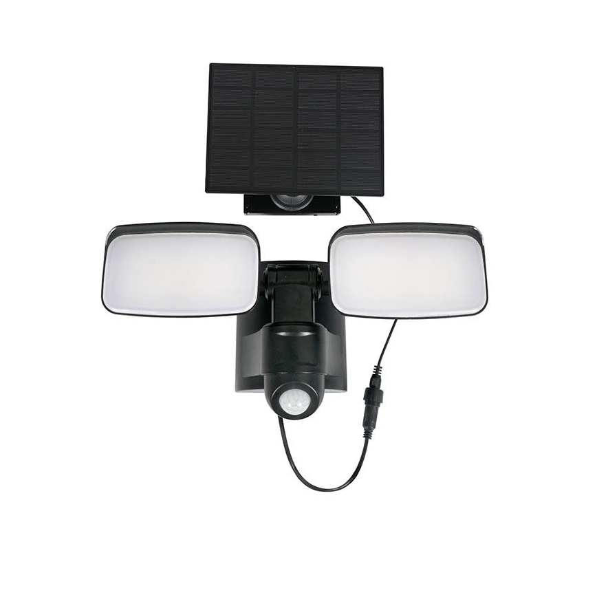 Solarny reflektor LED z czujnikiem LED/9W/3,7V 3600 mAh IP54