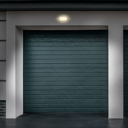 LED Kinkiet zewnętrzny LED/13W/230V 4000K IP54 szary elipsa