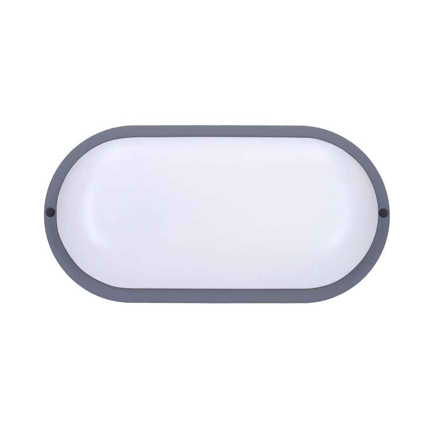 LED Kinkiet zewnętrzny LED/13W/230V 4000K IP54 szary elipsa