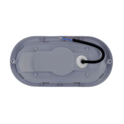 LED Kinkiet zewnętrzny LED/13W/230V 4000K IP54 szary elipsa
