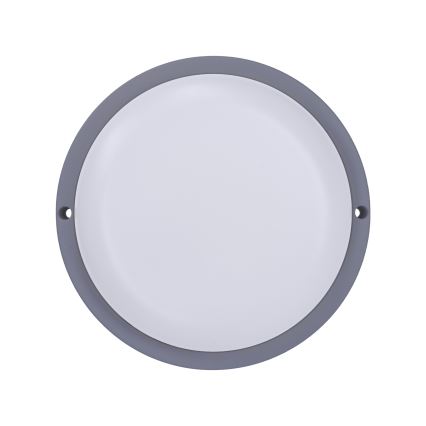LED Kinkiet zewnętrzny LED/13W/230V 4000K IP54 szare okrągła