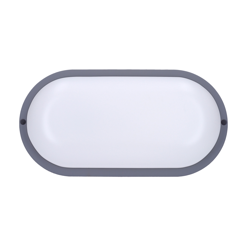 LED Kinkiet zewnętrzny LED/20W/230V 4000K IP54 szary elipsa