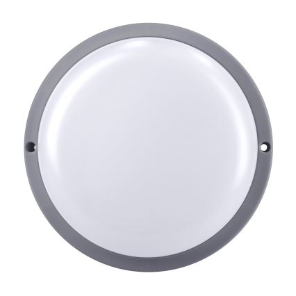 LED Kinkiet zewnętrzny LED/20W/230V 4000K IP54 szary okrągły