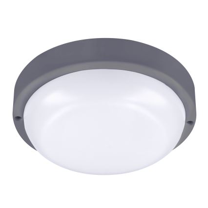 LED Kinkiet zewnętrzny LED/20W/230V 4000K IP54 szary okrągły