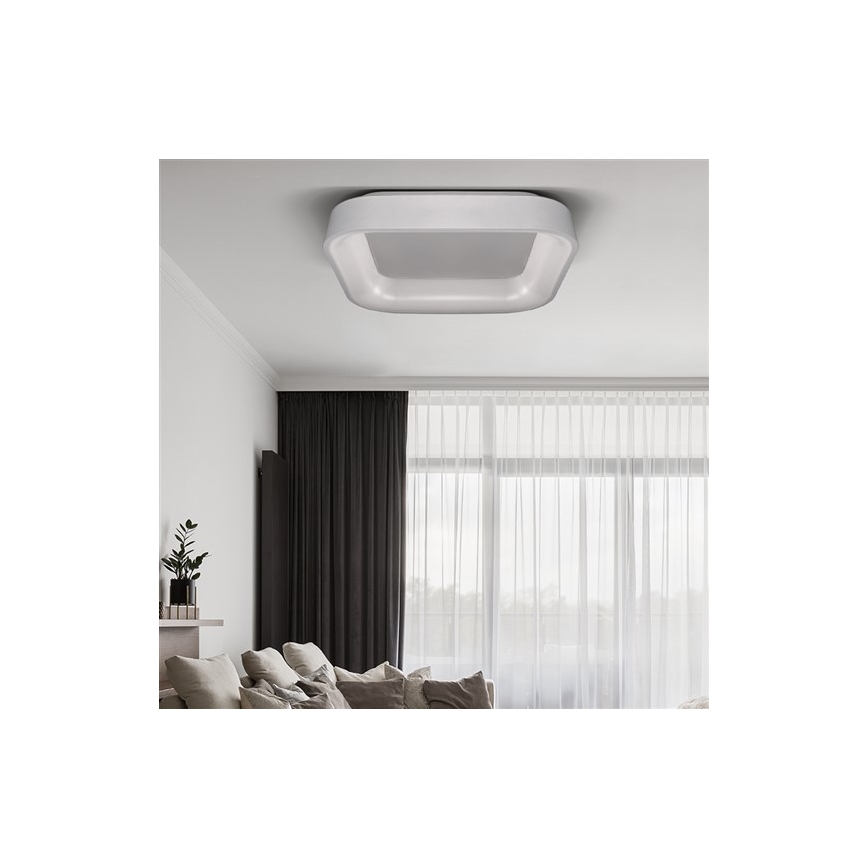 LED Plafon ściemnialny LED/48W/230V + zdalne sterowanie