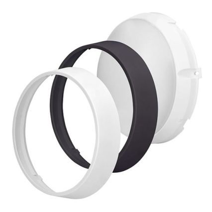 Kinkiet zewnętrzny LED 2 w 1, 20 W, 230 V, regulowana barwa światła 3000/4000/6500 K, IP65, Ø 22 cm