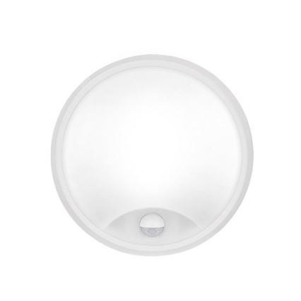 Zewnętrzny kinkiet LED z czujnikiem 2 w 1 LED/20W/230V 3000/4000/6500K IP65 Ø 22 cm