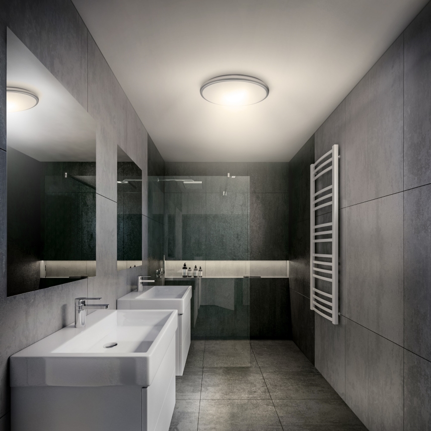 LED Lampa sufitowa do łazienki LED/18W/230V 3000/4000/6500K IP54