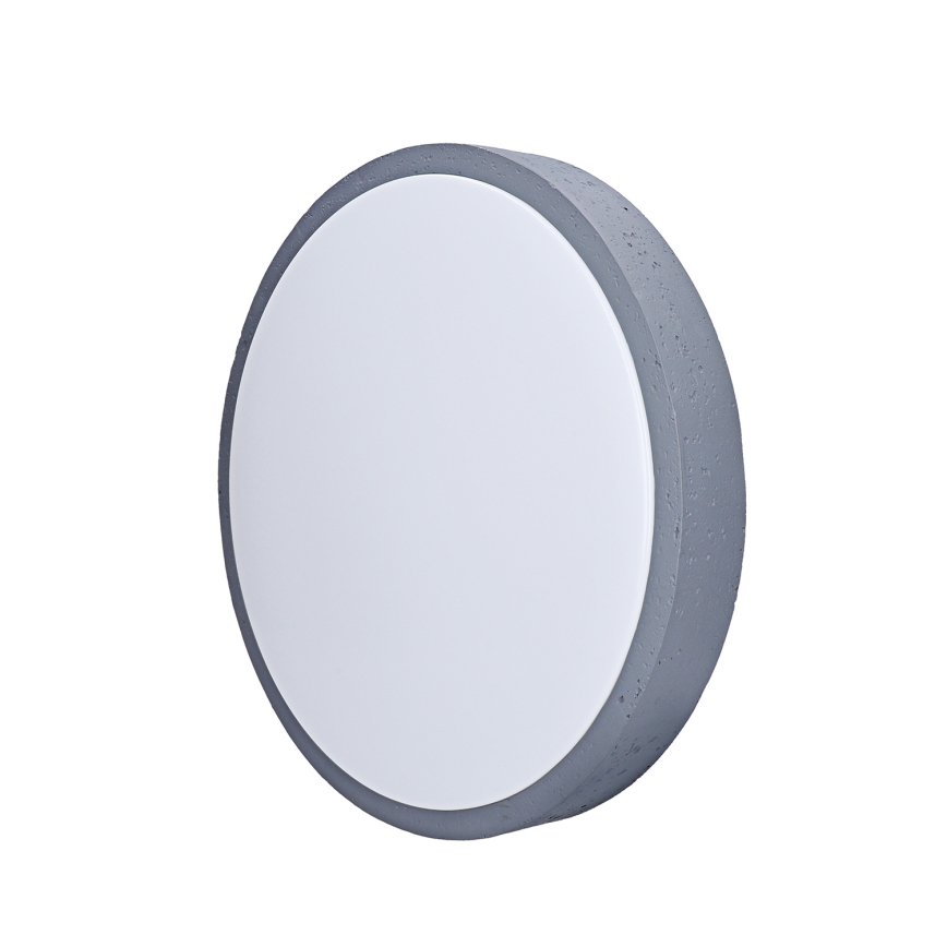 LED Plafon ściemnialny GREY LED/48W/230V 3000-6500K szare śr. 38 cm + pilot zdalnego sterowania