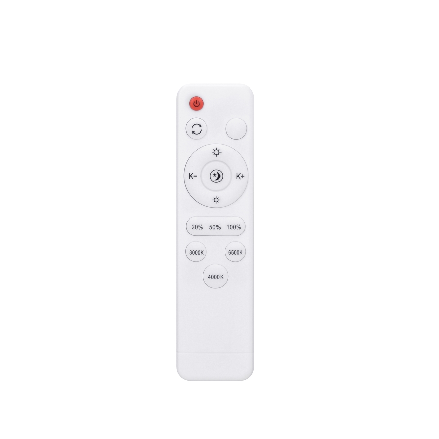 LED Plafon ściemnialny GREY LED/48W/230V 3000-6500K szare śr. 38 cm + pilot zdalnego sterowania