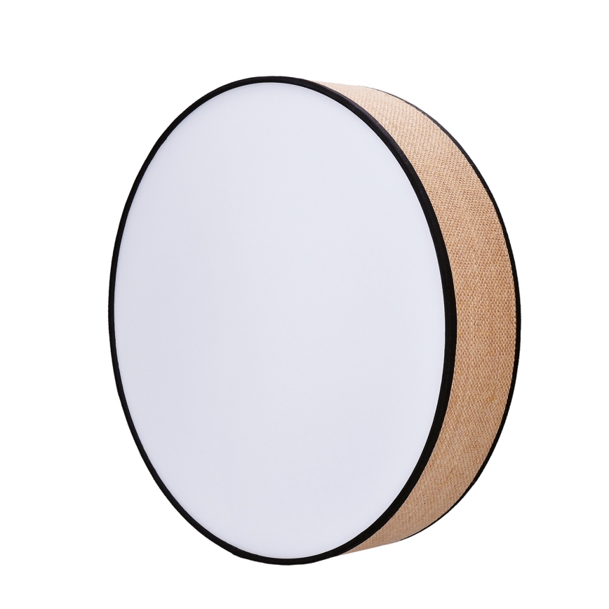 LED Plafon ściemnialny BROWNIE LED/48W/230V 3000-6500K brązowy śr. 40 cm + pilot zdalnego sterowania