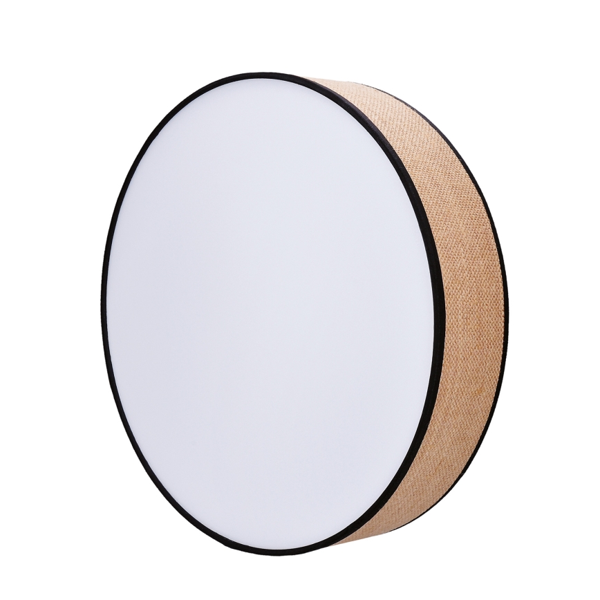 LED Plafon ściemnialny BROWNIE LED/60W/230V 3000-6500K brązowy śr. 50 cm + pilot zdalnego sterowania