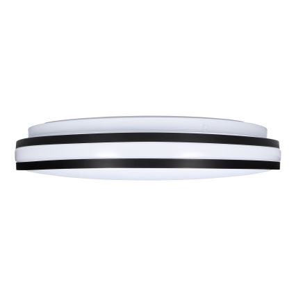 LED Plafon ściemnialny LASKOS LED/48W/230V 3000-6500K czarny + zdalne sterowanie