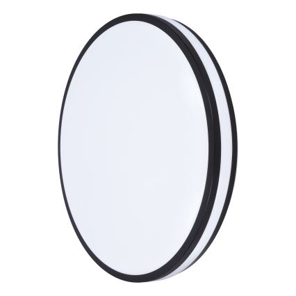 LED Plafon ściemnialny LASKOS LED/48W/230V 3000-6500K czarny + zdalne sterowanie