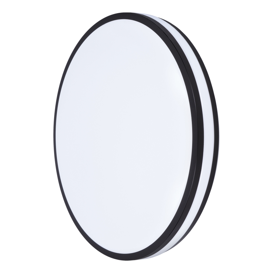 LED Plafon ściemnialny LASKOS LED/48W/230V 3000-6500K czarny + zdalne sterowanie