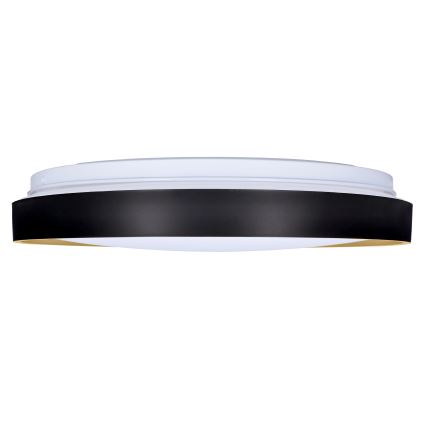LED Plafon ściemnialny CALA LED/48W/230V 3000-6500K czarny/złoty + zdalne sterowanie