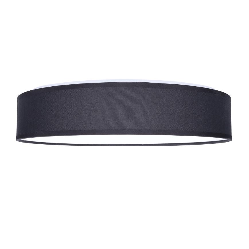 LED Plafon ściemnialny PENLEY LED/48W/230V 3000-6500K śr. 40 cm czarny + pilot zdalnego sterowania