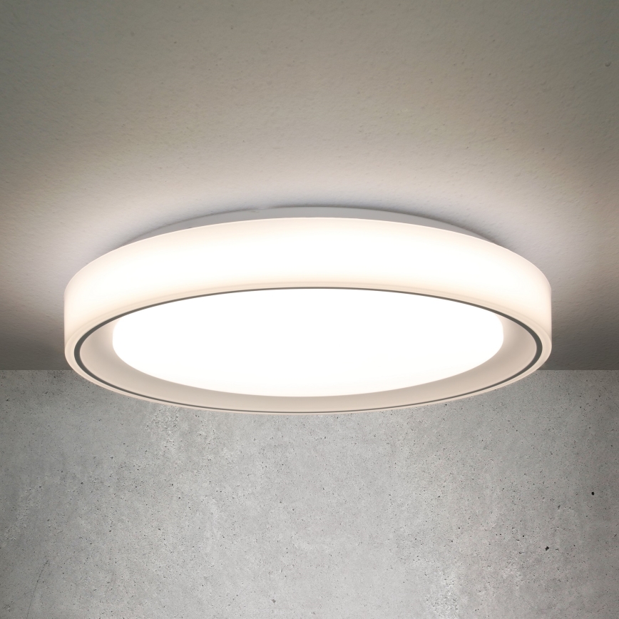 LED RGB Plafon ściemnialny FLOCO LED/30W/230V 3000-6500K + RGB/6W śr. 40cm + Pilot zdalnego sterowania