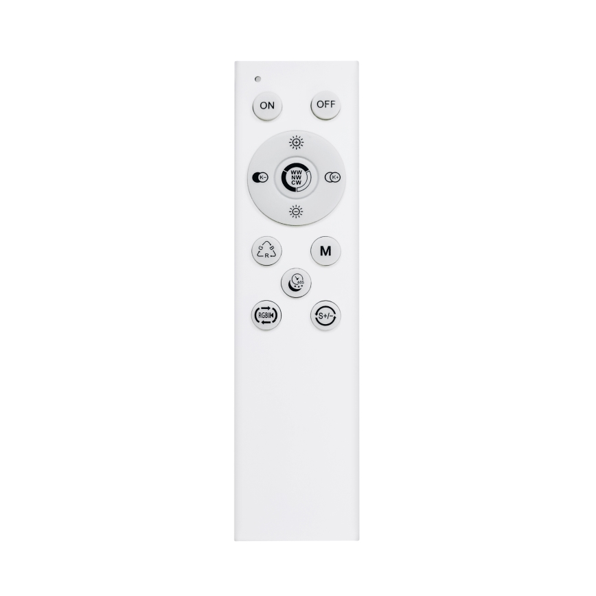 LED RGB Plafon ściemnialny FLOCO LED/30W/230V 3000-6500K + RGB/6W śr. 40cm + Pilot zdalnego sterowania