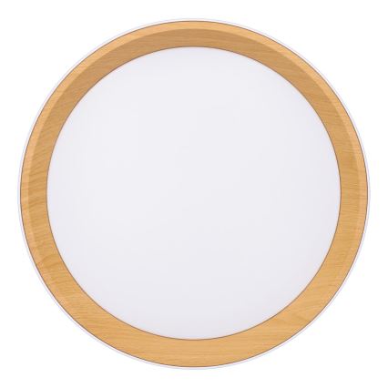 LED Plafon ściemnialny LARIOS LED/48W/230V 3000-6500K śr. 39 cm biały + pilot zdalnego sterowania