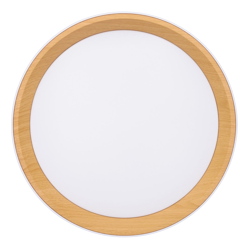 LED Plafon ściemnialny LARIOS LED/48W/230V 3000-6500K śr. 39 cm biały + pilot zdalnego sterowania