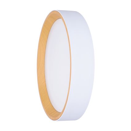 LED Plafon ściemnialny LARIOS LED/48W/230V 3000-6500K śr. 39 cm biały + pilot zdalnego sterowania