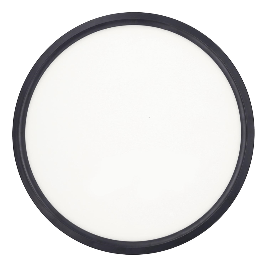 LED Plafon ściemnialny ESTELA LED/36W/230V śr. 30 cm czarny + pilot zdalnego sterowania