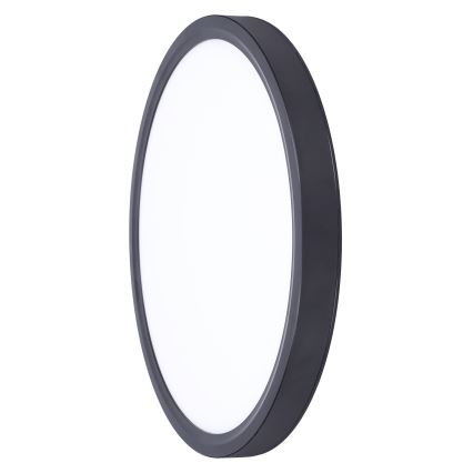 LED Plafon ściemnialny ESTELA LED/36W/230V śr. 30 cm czarny + pilot zdalnego sterowania