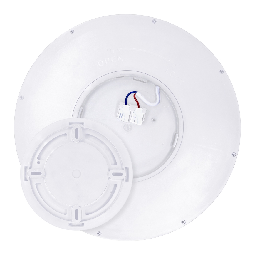 LED Plafon ściemnialny ESTELA LED/36W/230V śr. 30 cm biały + pilot zdalnego sterowania