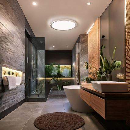 LED oprawa sufitowa do łazienki ACATE/18W/230V 3000/4000/6000K śr. 22 cm IP54