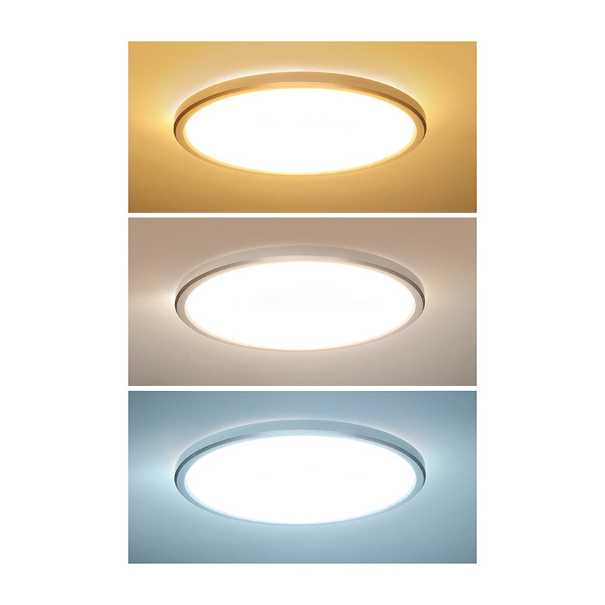 LED oprawa sufitowa do łazienki ACATE/18W/230V 3000/4000/6000K śr. 22 cm IP54