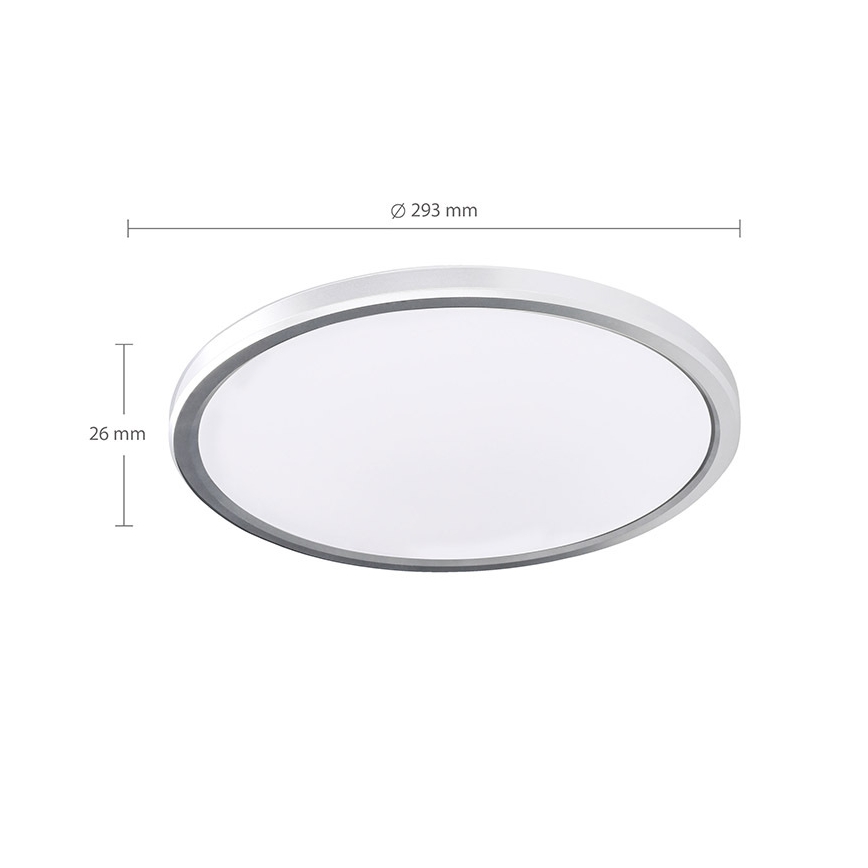 Plafon łazienkowy LED ACATE/24W/230V 3000/4000/6000K Ø 29,3 cm IP54