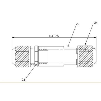 Złącze kablowe 450V AC/10A IP68