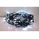 LED Zewnętrzny łańcuch bożonarodzeniowy100xLED/8 funkcji IP44 13m zimna biel