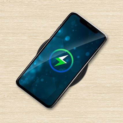Gniazdo stołowe z bezprzewodowym ładowaniem Qi 3x230V + 1xUSB-A + 1xUSB-C czarny/srebrny